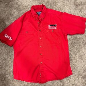 VTG Chase Authentics Winston Cup NASCAR No Bull Button Up Shirt Size Medium